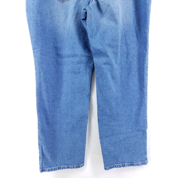 Isabel Maternity Womens Size 17 Crossover Panel Distressed Denim Jeans - Picture 4 of 9